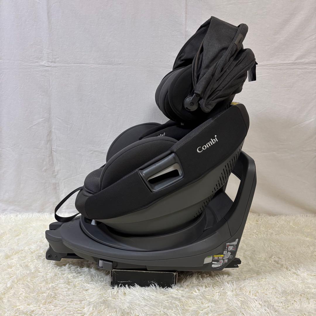 美品　Combi コンビ THE S ISOFIX エッグショック　ダークグレー