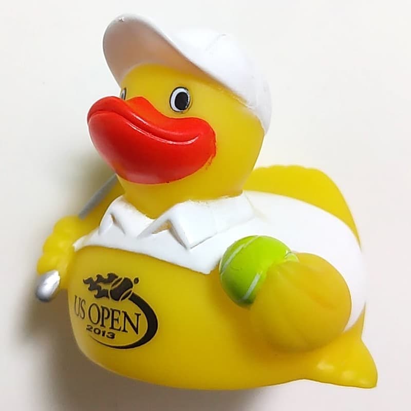 ★稀少★US OPEN2013アヒル隊長ソフビ　テニス　ナダル　ジョコビッチ
