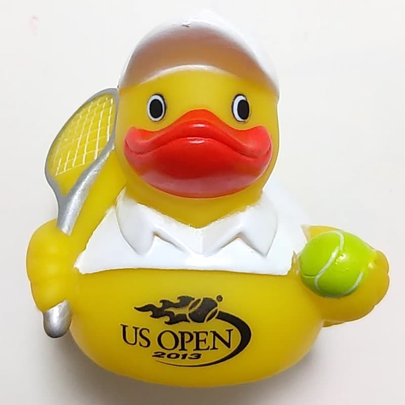 ★稀少★US OPEN2013アヒル隊長ソフビ　テニス　ナダル　ジョコビッチ