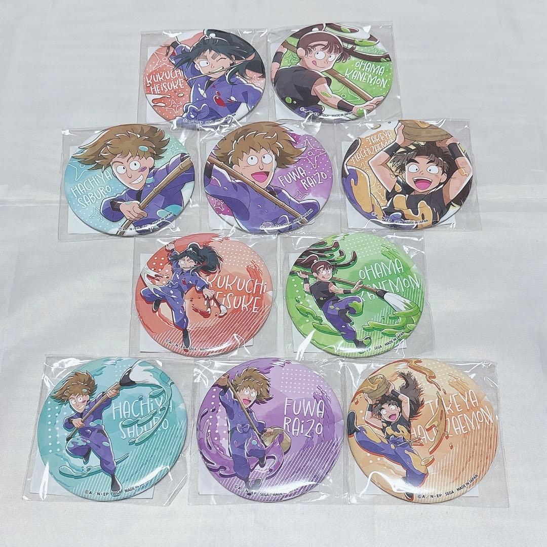 忍たま乱太郎 セガ ラッキーくじ みんなでお絵描き合戦 缶バッジ 五年生