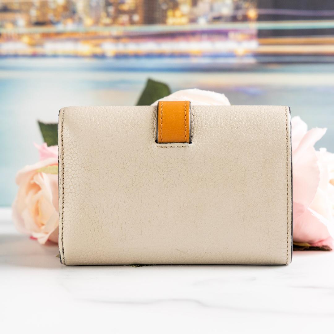 【美品】 LOEWE 三つ折り財布 スモールバーティカルウォレット