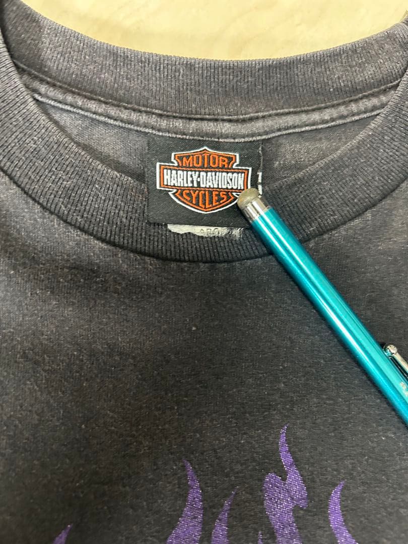 harley davidson パープル ファイヤー フレイム カニエウエストL