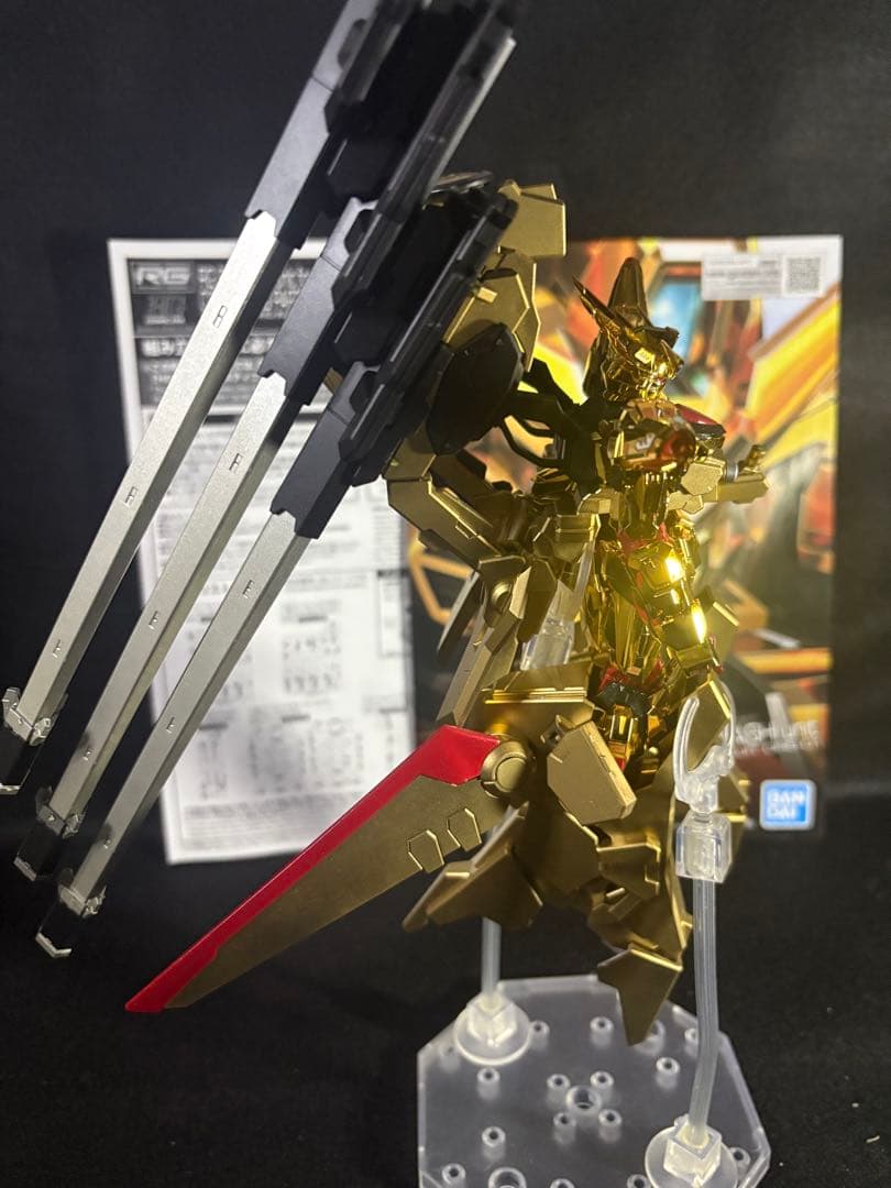 作製済みRGアカツキ+シラヌイパック+ゼウスシルエット　欠品あり　ジャンク扱い