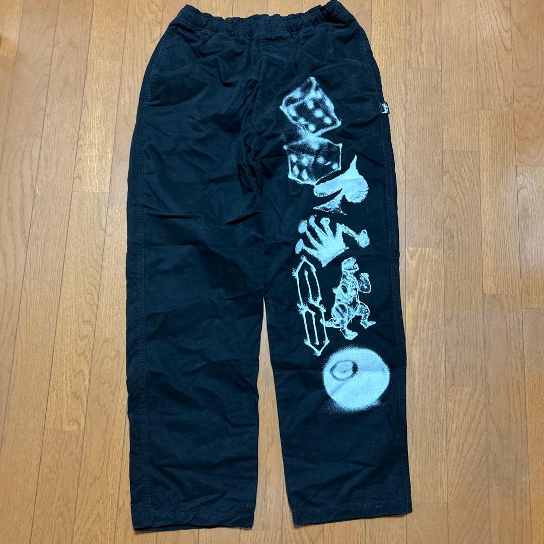 Stussy スケートボード用パンツ 黒