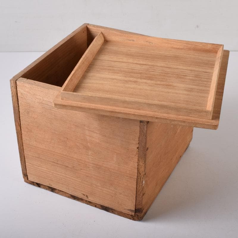 和食器　伊万里焼　古伊万里　染付　花草文　皿　八客　時代箱付　C　7626