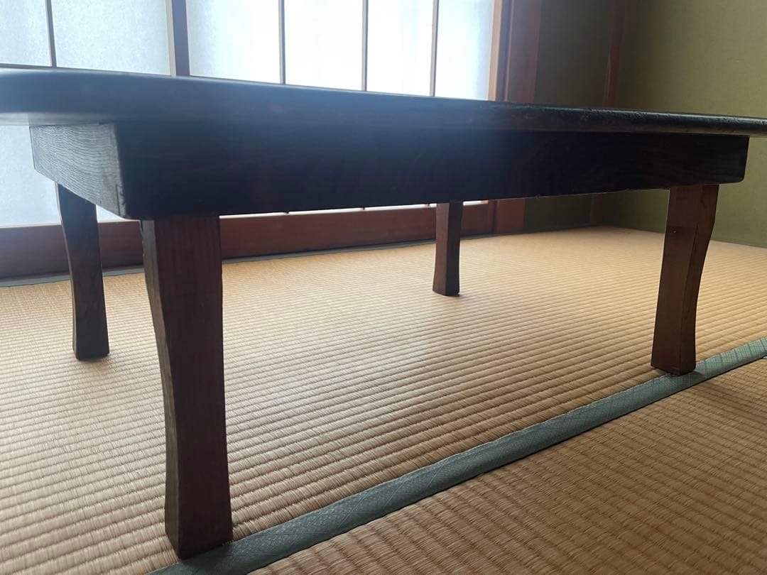 ちゃぶ台　折りたたみ 昭和レトロ 座卓 角座卓　古道具　アンティーク