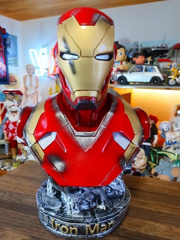 アイアンマン バスト 胸像 ダメージVer. フィギュア IRON MAN