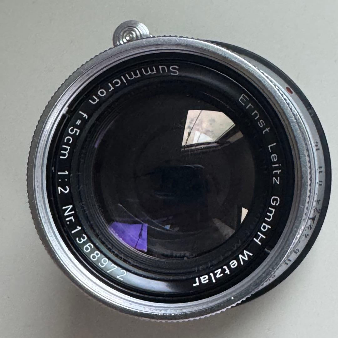 【美品】Leica ズミクロン 1st 50mm F2 沈胴型