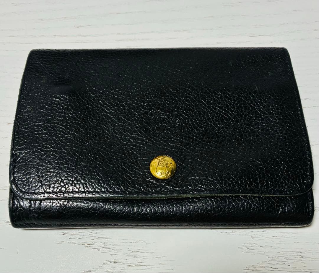 イルビゾンテ 財布 IL BISONTE ミディアムウォレット　ブラッ