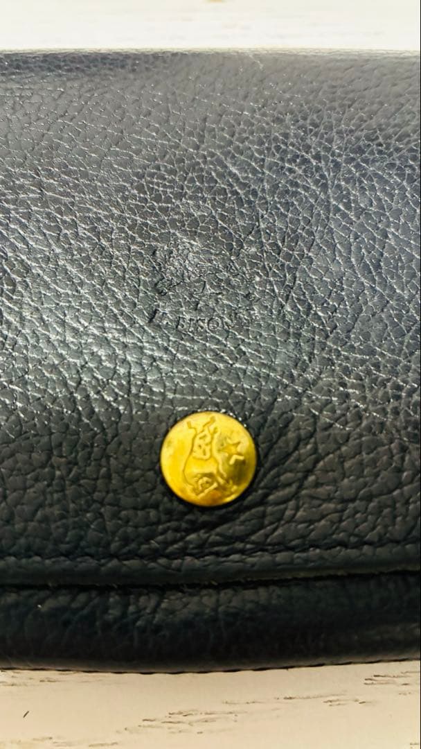 イルビゾンテ 財布 IL BISONTE ミディアムウォレット　ブラッ