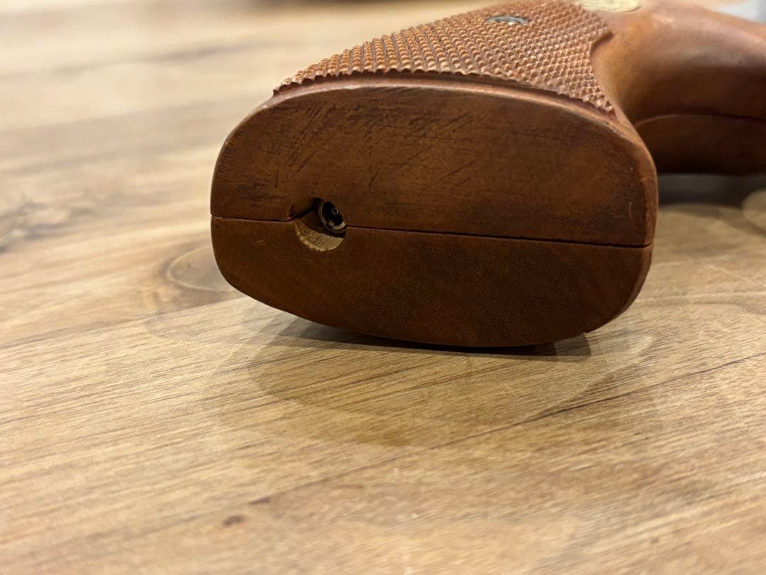 イ*ン様 コクサイ　パイソン　ガスリボルバー 木製グリップ