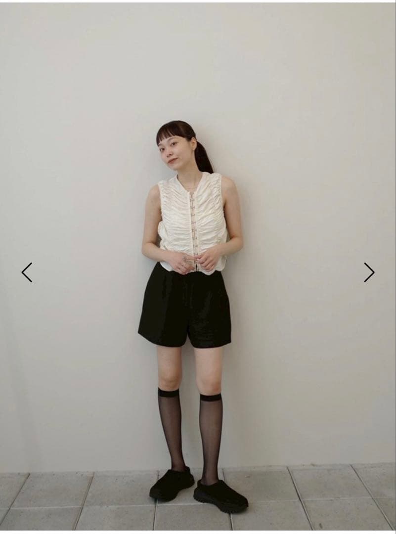 【todayful】Piping Shining Blouse