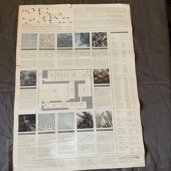 名和晃平　　シンセシス　ポスター