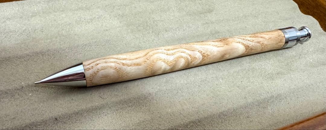 ☆工房楔 タモ 杢 ペンシル楔 シャーペン 0.5 新品☆