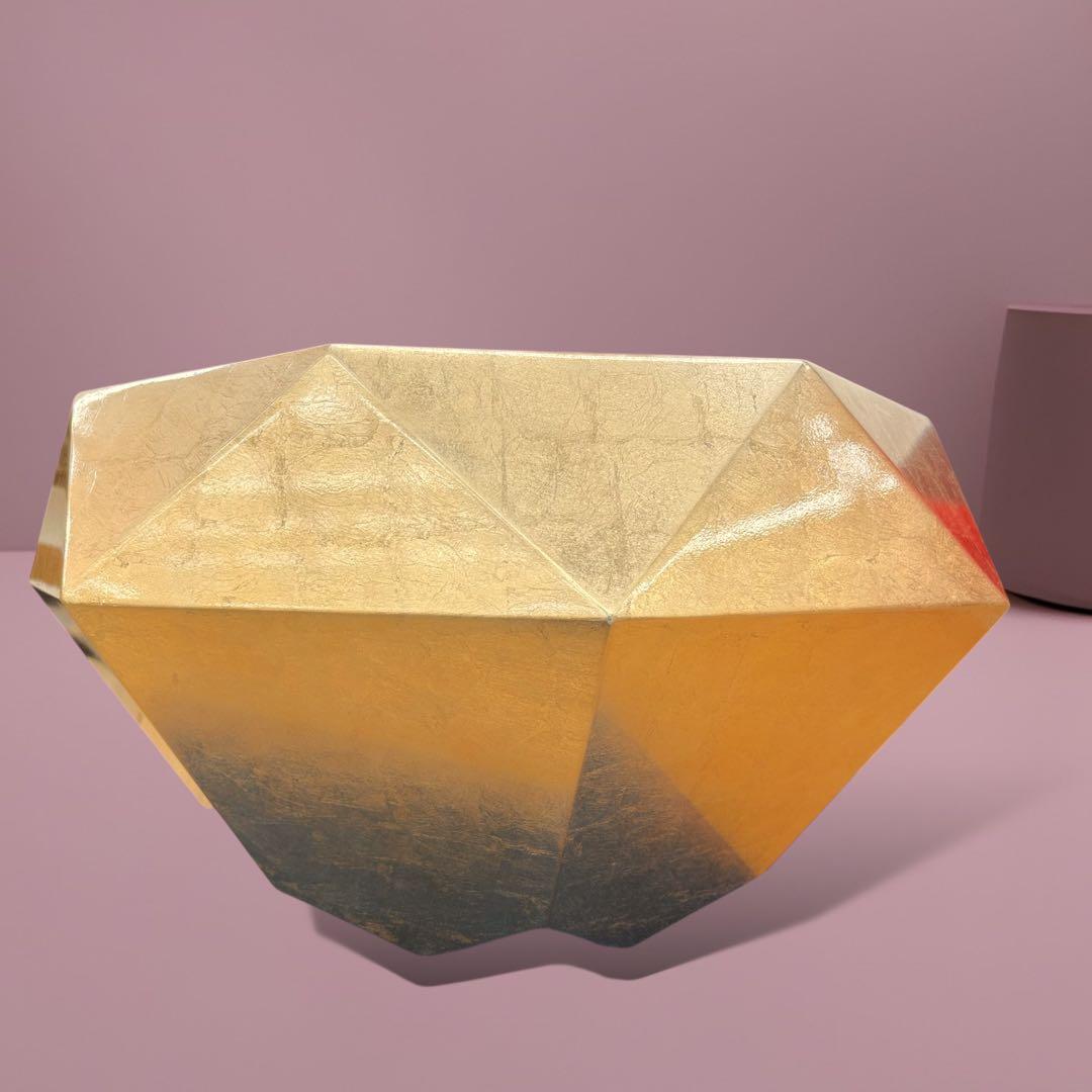 値下げ!Francfrancダイヤモンドテーブルゴールド 美品一箇所だけ小傷あり