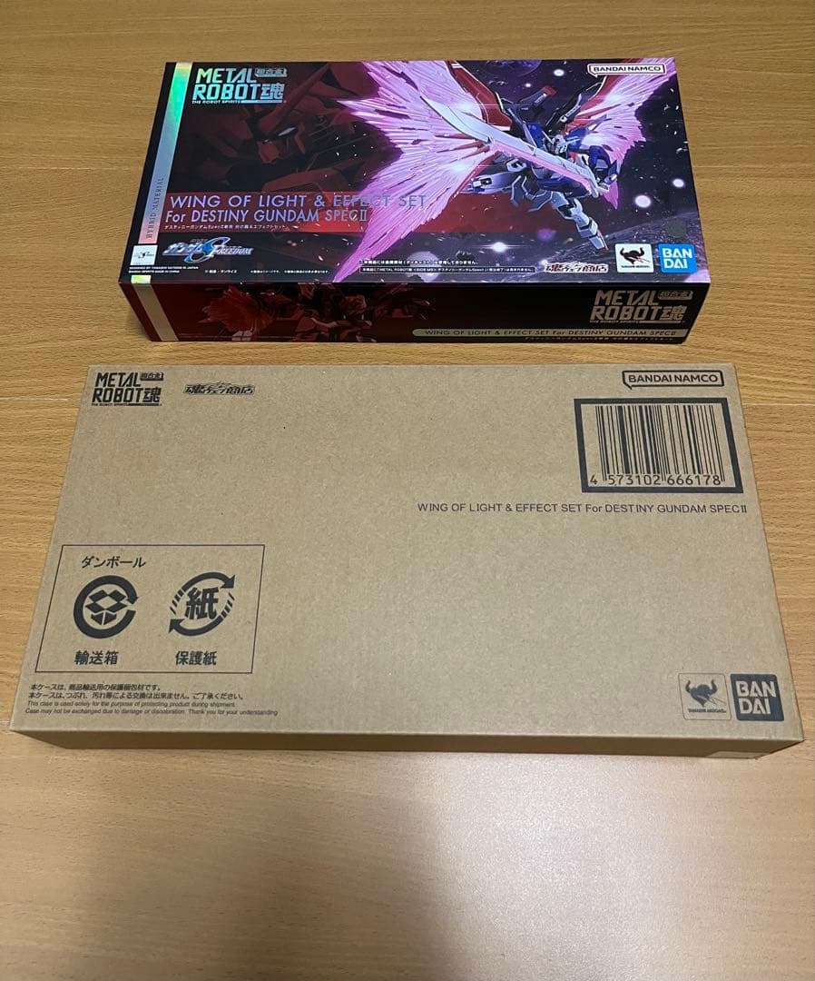 メタルロボット魂 デスティニーガンダムSPECⅡ ゼウスシルエット　光の翼セット