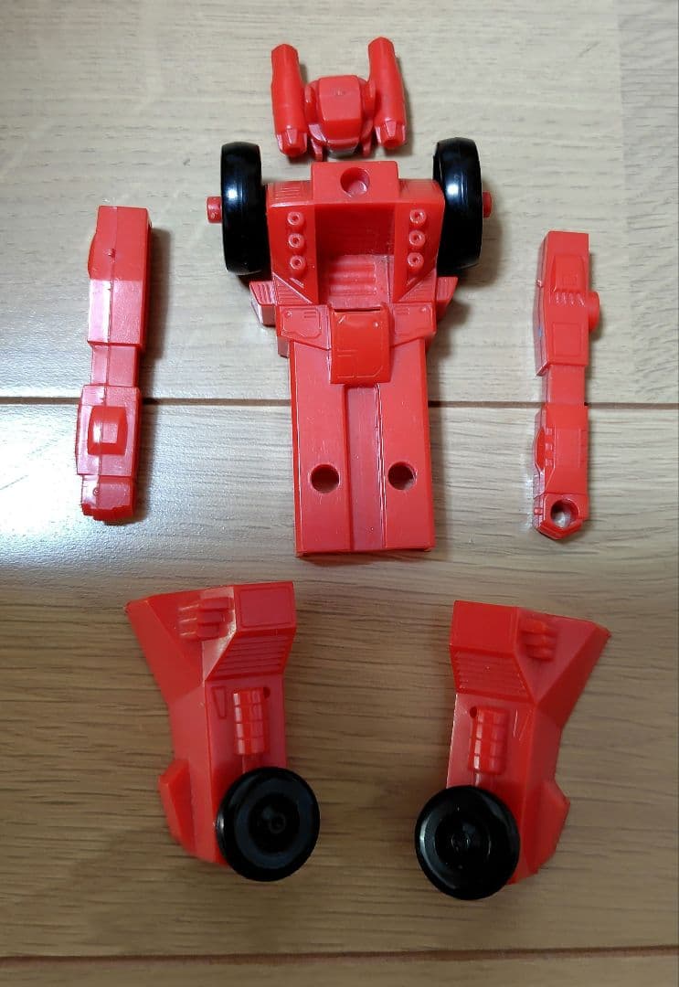 ダイアクロン　パワードコンボイのパワードバギー　当時物