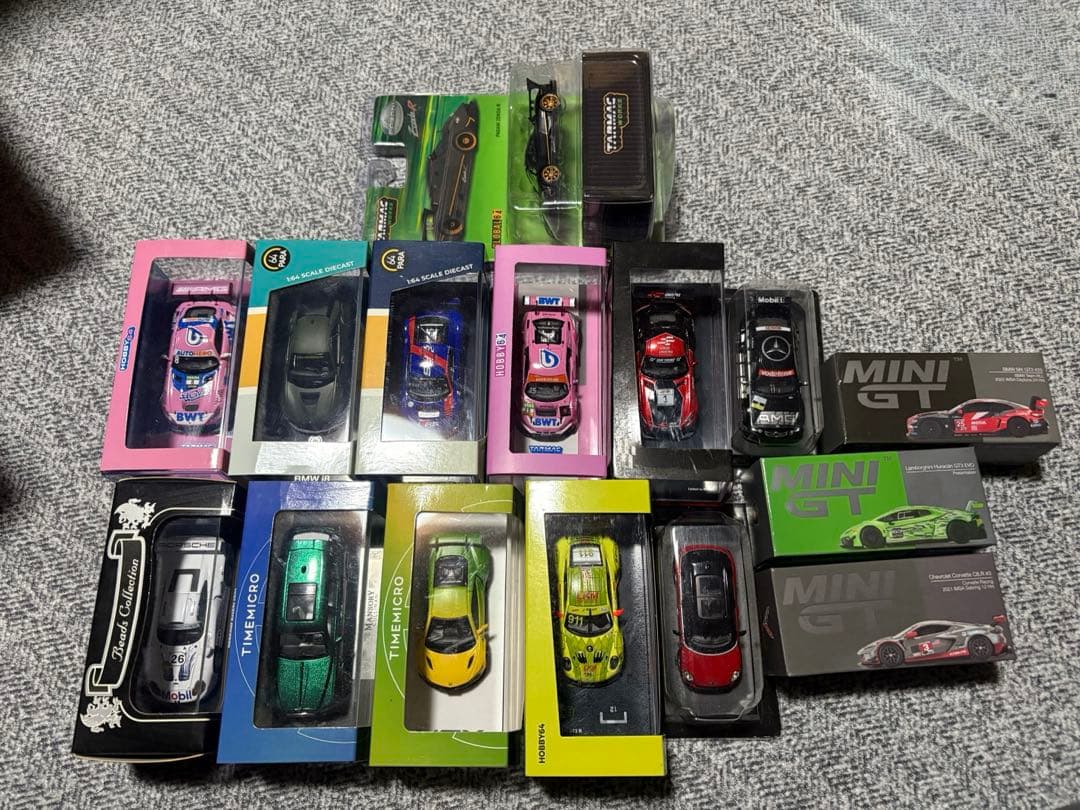 1/64 ミニカーセット 16台＋おまけ