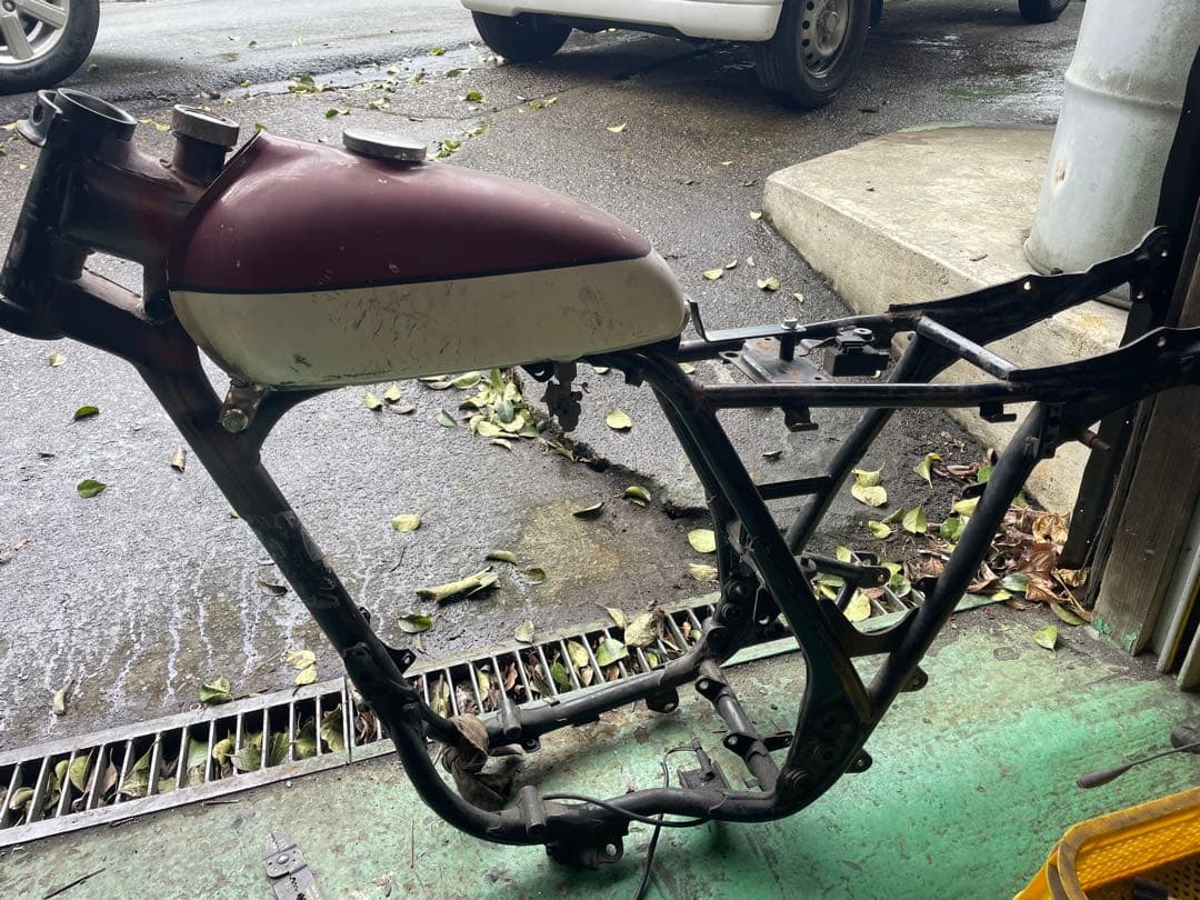 SR400用ミニトレタンク社外タンク純正gt50ty50vmxチョッパーt&f