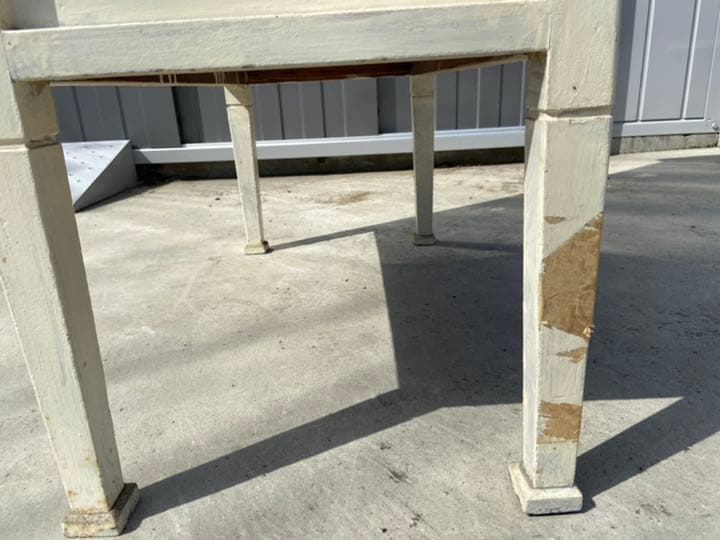 医療用棚　アンティーク　白　ドクターキャビネット　ケビント