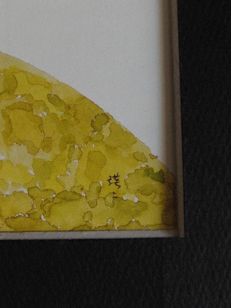 奥田瑛二、希少な額装用画集より、新品額装付、状態良好