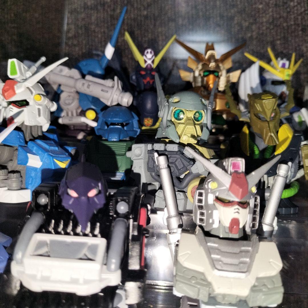 ガンダムヘッドフィギュアセット クリアケース付き