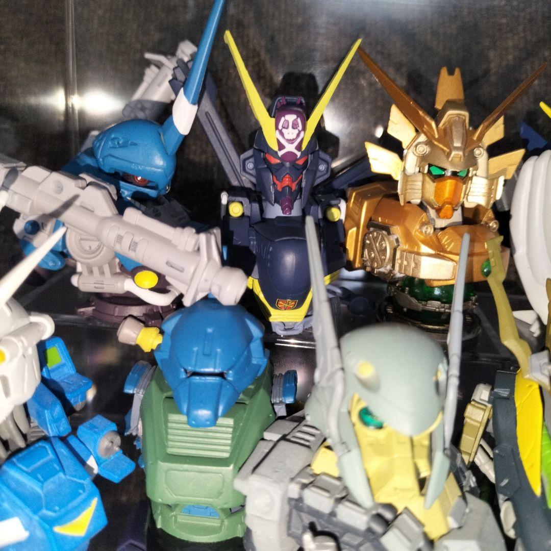 ガンダムヘッドフィギュアセット クリアケース付き
