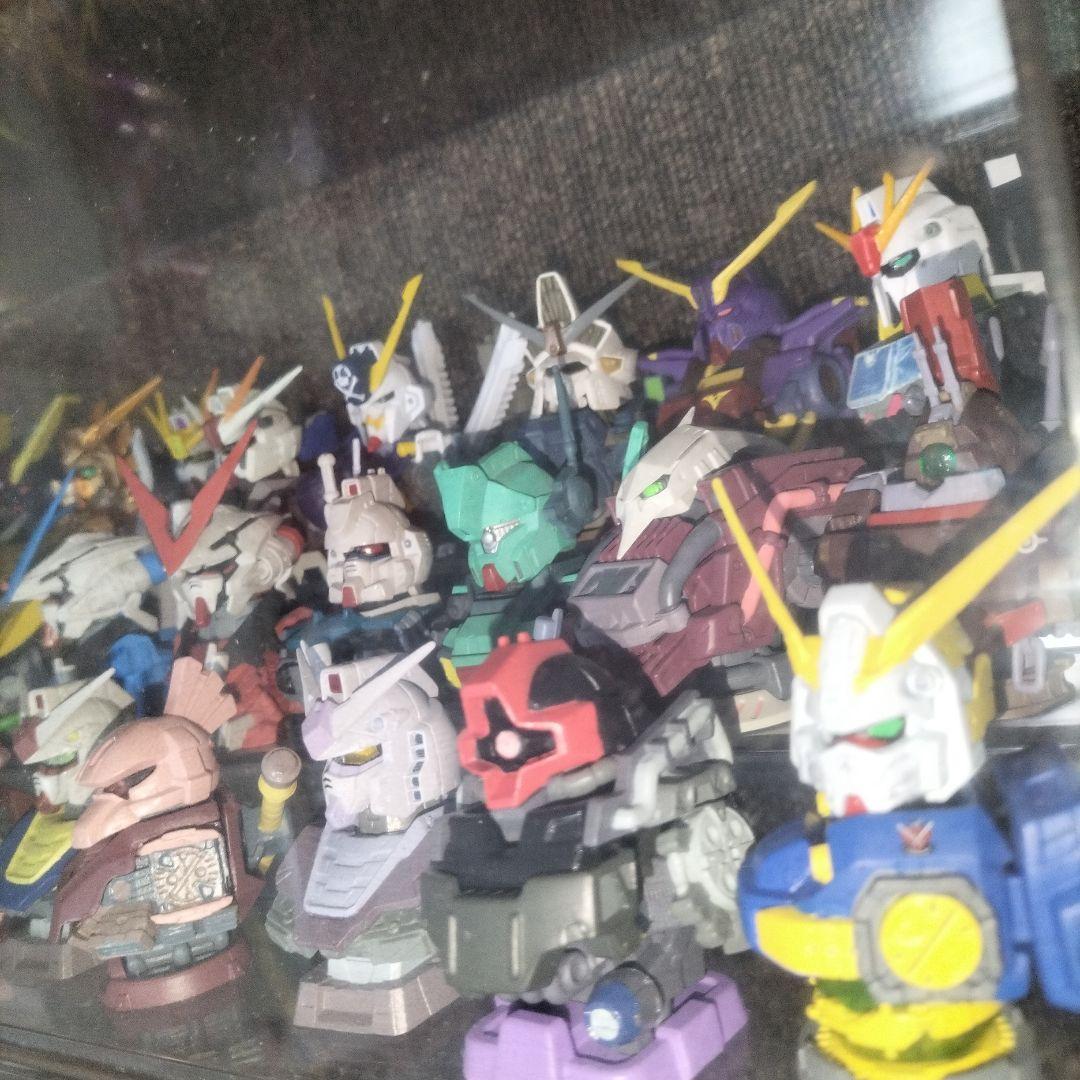 ガンダムヘッドフィギュアセット クリアケース付き