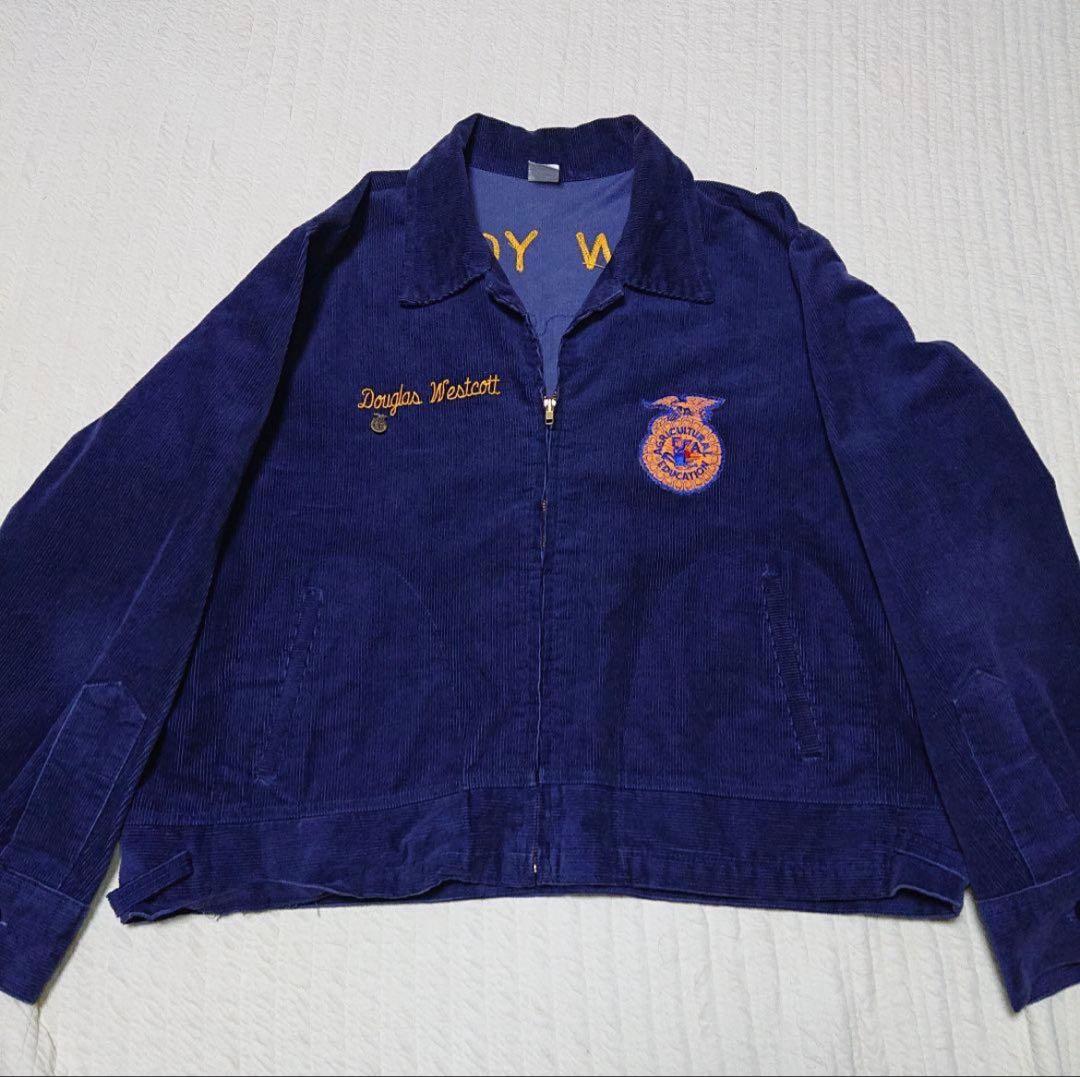 FFA ジャケット 80s 52 バッチ付き NEWYORK