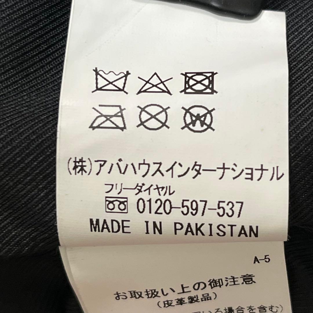 『ABAHOUSE アバハウス』ライダースレザージャケット 羊革 ジップアップ