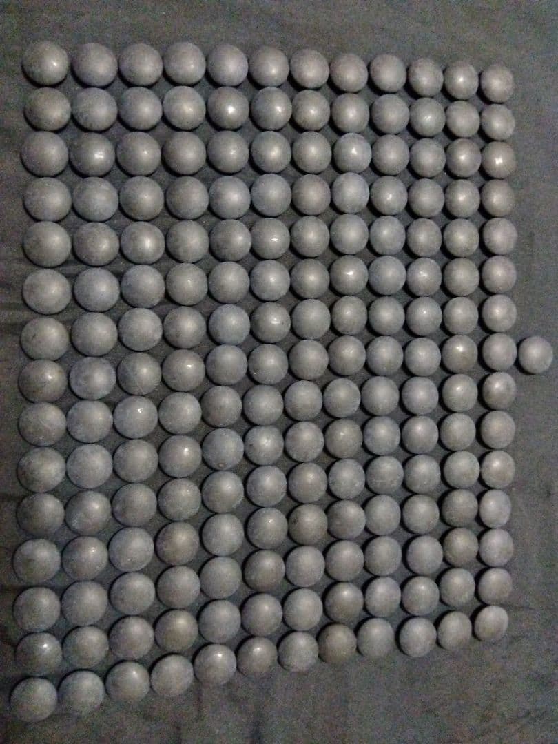 日向特製蛤碁石　実用　34号程度　特大欅碁笥　那智黒石　桐箱付き