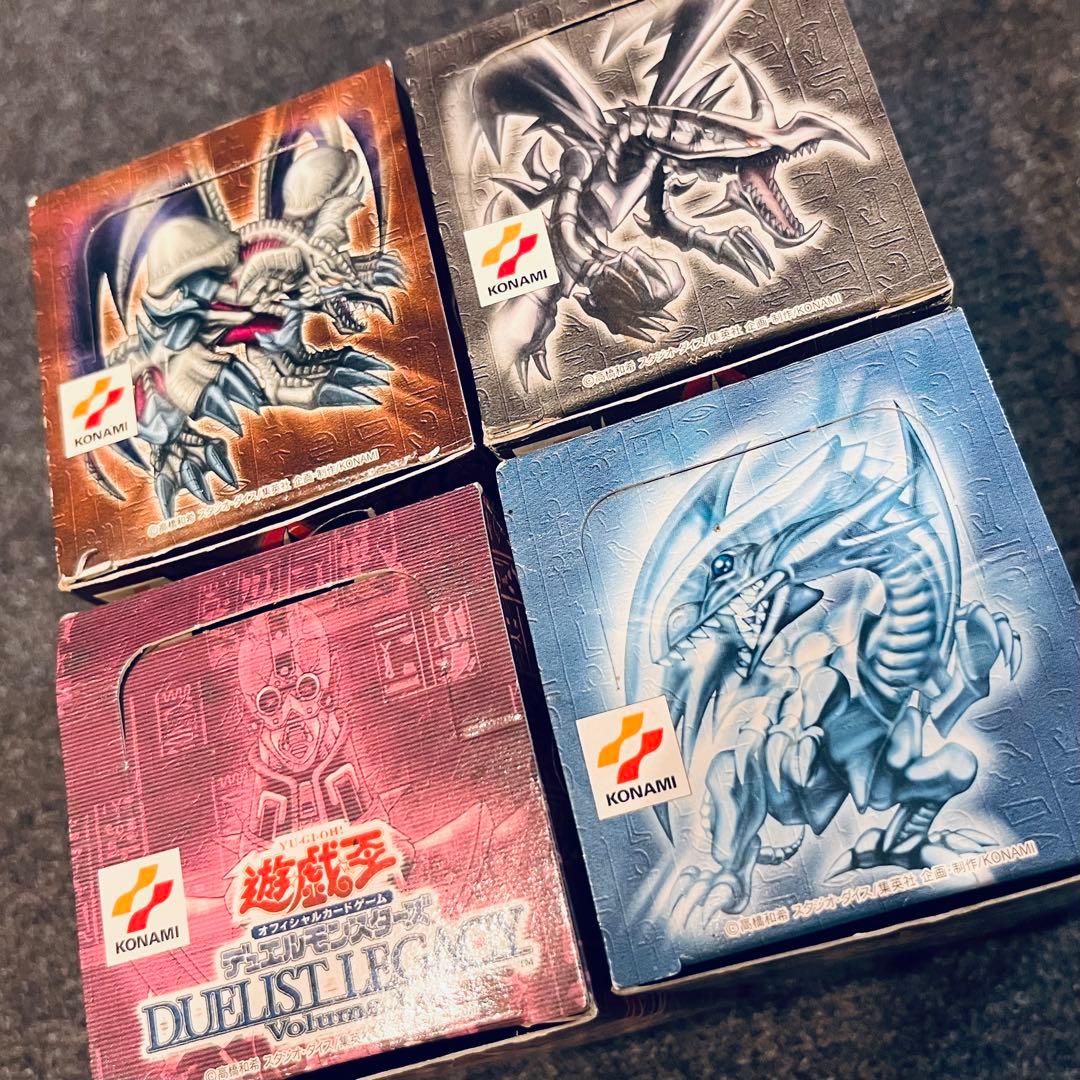 遊戯王デュエルモンスターズ　初期OCG空箱　4個まとめ売り