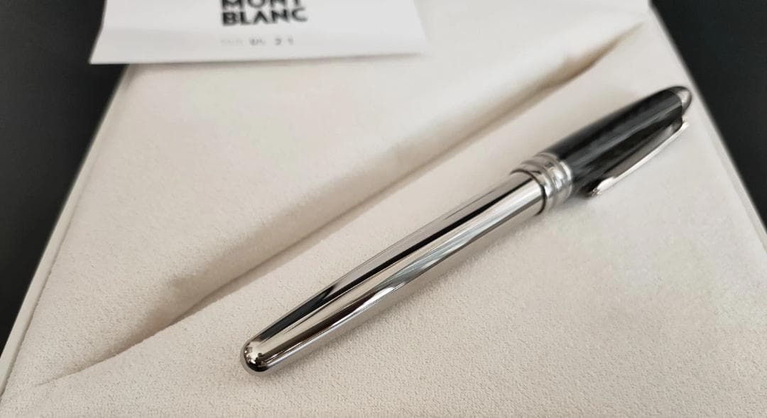 モンブラン マイスターシュテュック ソリテール カーボンスチール ボールペン