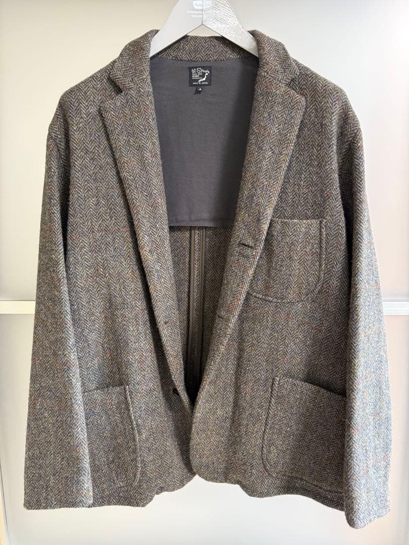 orslow オアスロウ　ハリスツイード　ジャケット　サイズ4