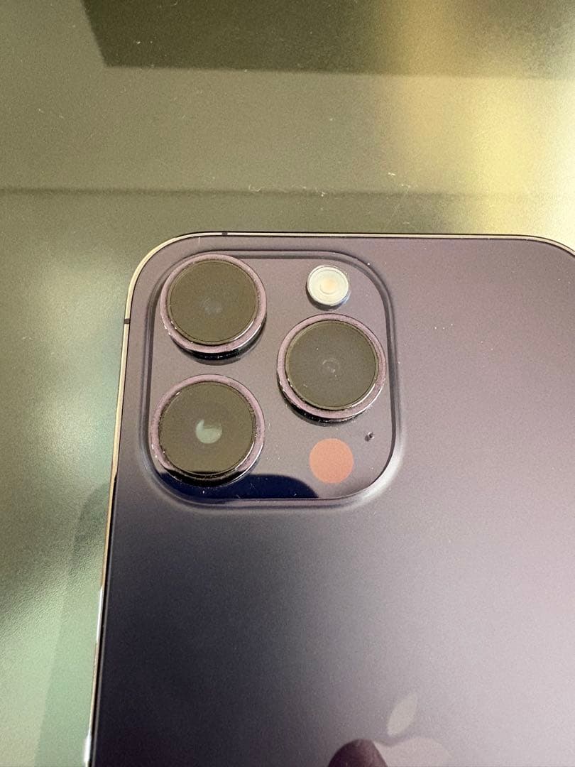 【美品】iPhone 14pro max パープル　128G