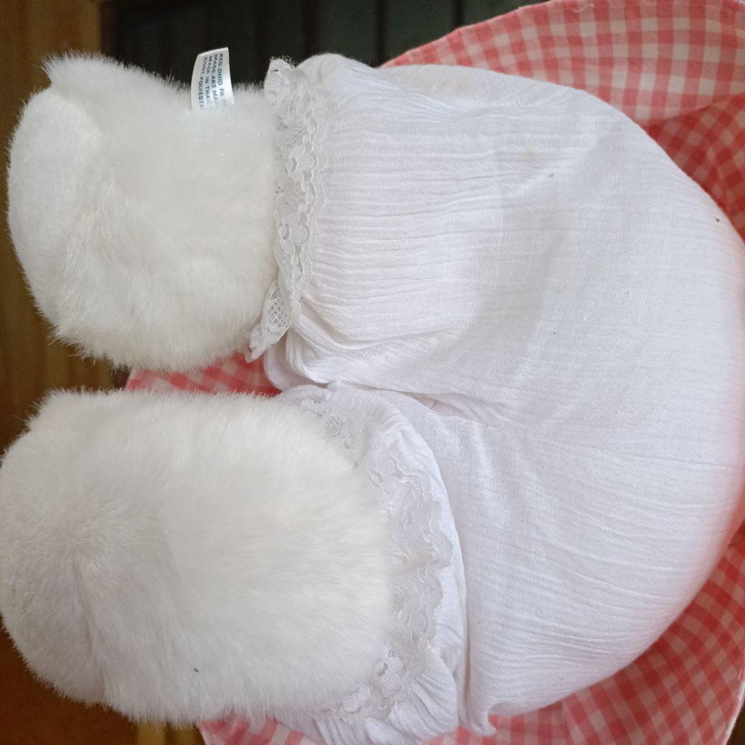 コットンフィールズ　コットンうさぎ　ファースト社　レトロ　エプロン　ぬいぐるみ