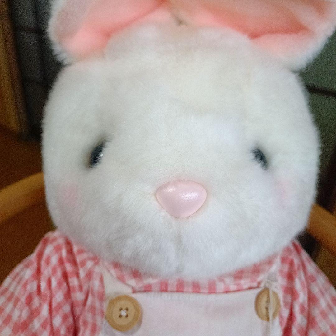 コットンフィールズ　コットンうさぎ　ファースト社　レトロ　エプロン　ぬいぐるみ