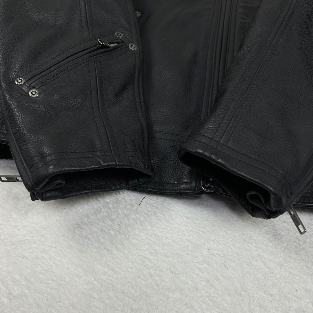 激レア XXL相当 HARLEY-DAVIDSON ライダースジャケット スカル