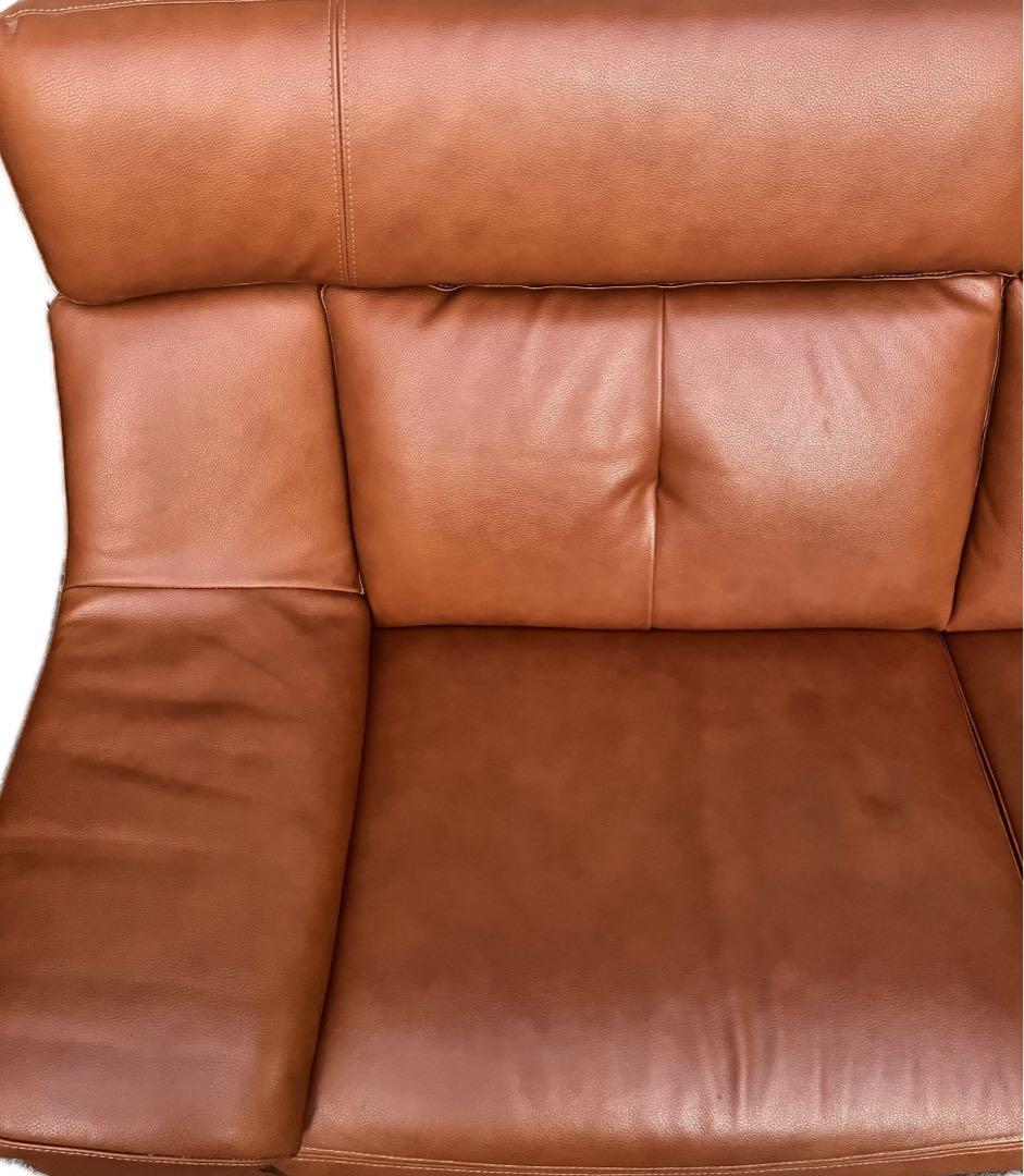 ② karimoku カリモク ZT73 レザーソファ 2人掛 けソファ本革