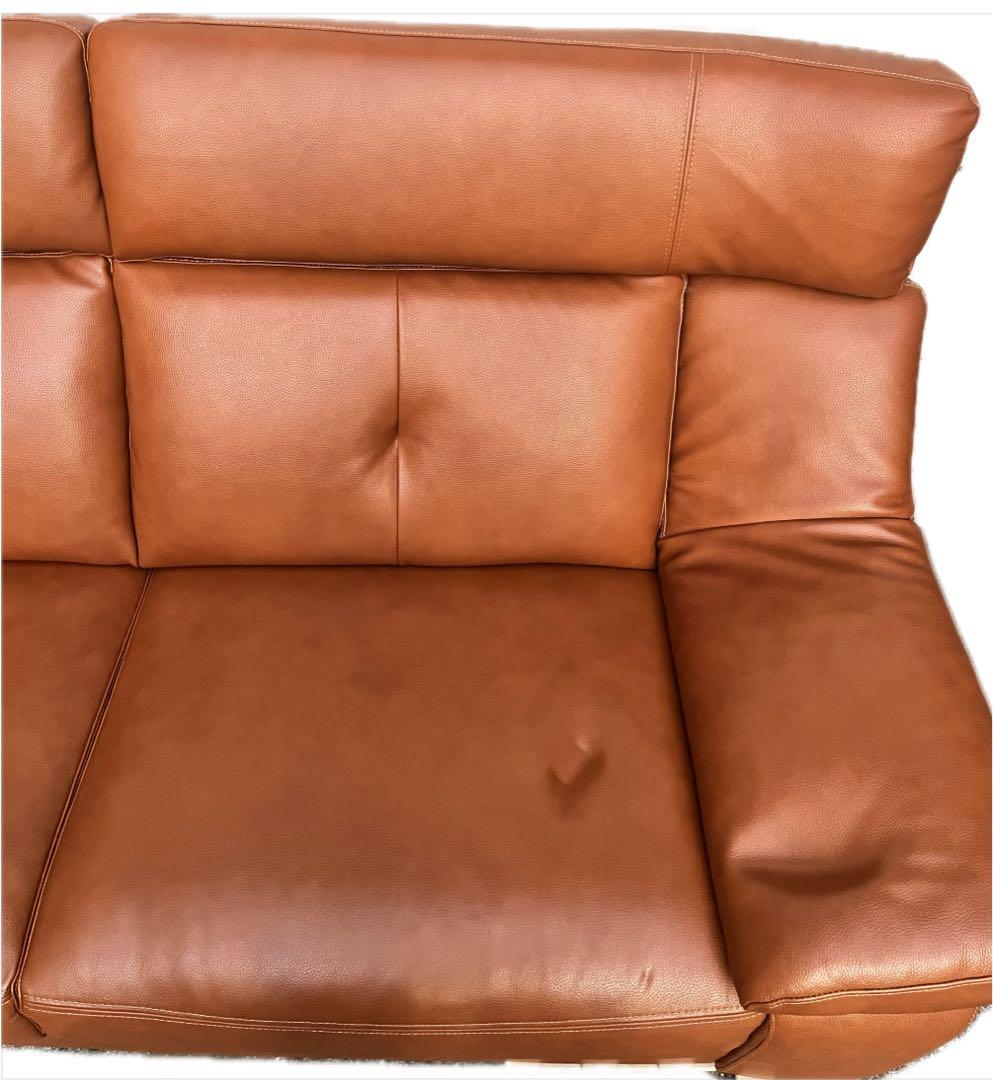 ② karimoku カリモク ZT73 レザーソファ 2人掛 けソファ本革