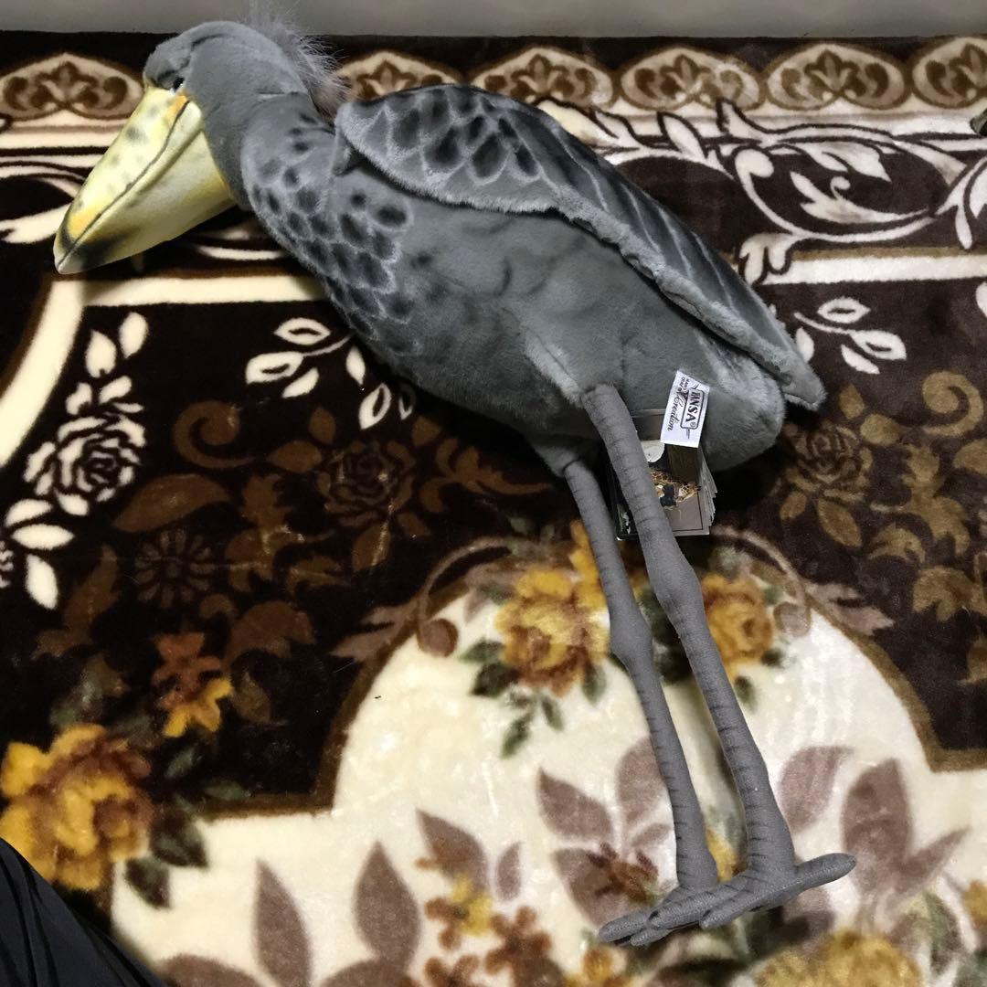 ぬいぐるみ　ハシビロコウ　HANSA 美品❣️