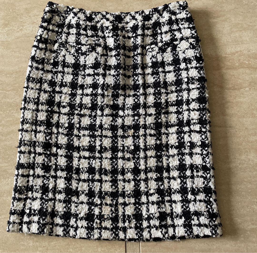 シャネル　素敵なツイードスカート