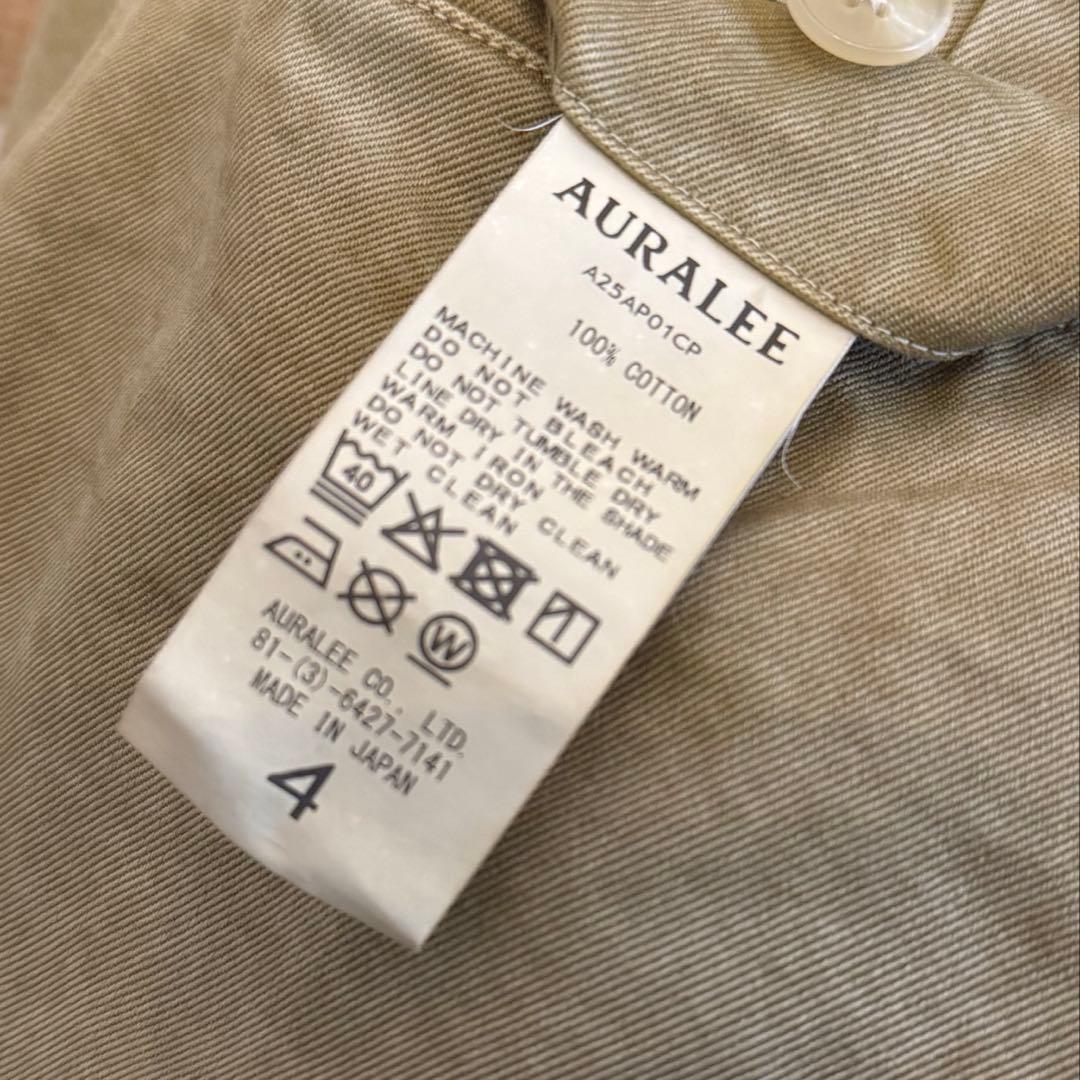 パンツ AURALEE FINX CHINO ONE-TUCK PANTS 25AW