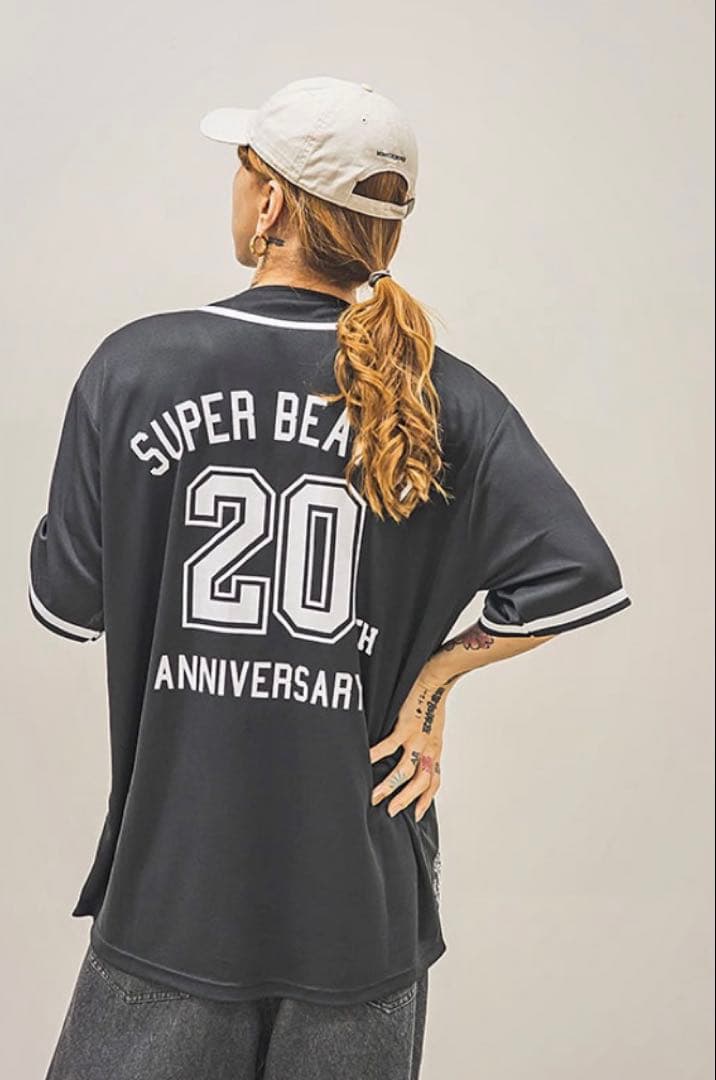 SUPER BEAVER ベースボールシャツ ブラック XLサイズ
