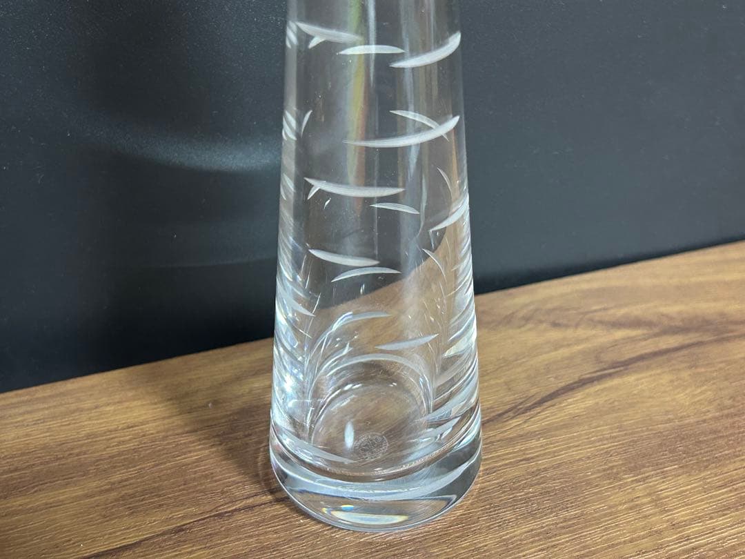 バカラ　ツンドラ　フラワーベース　一輪挿し