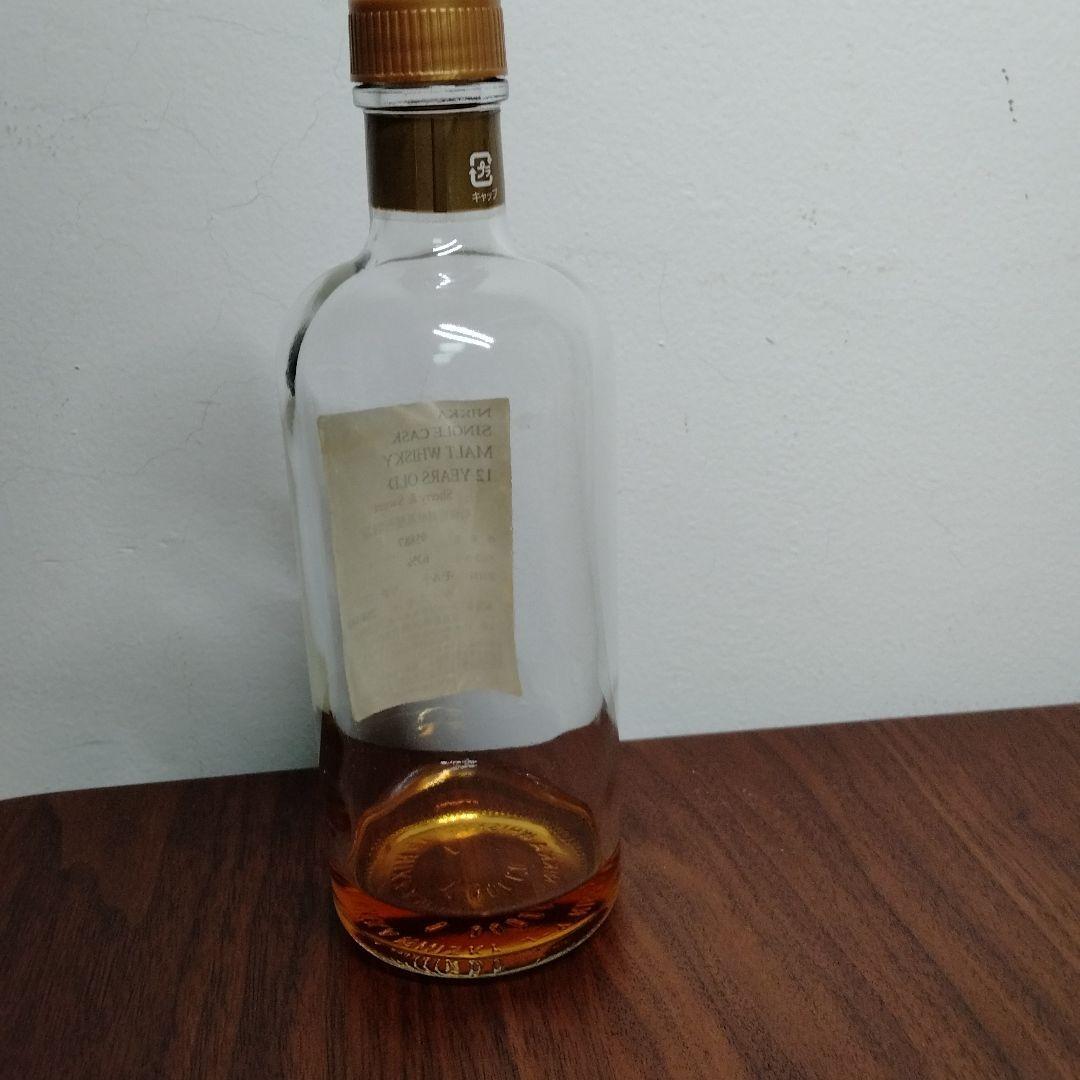 ニッカ仙台宮城峡蒸溜所限定　シングルモルトカスク12年　シェリースウィート空き瓶