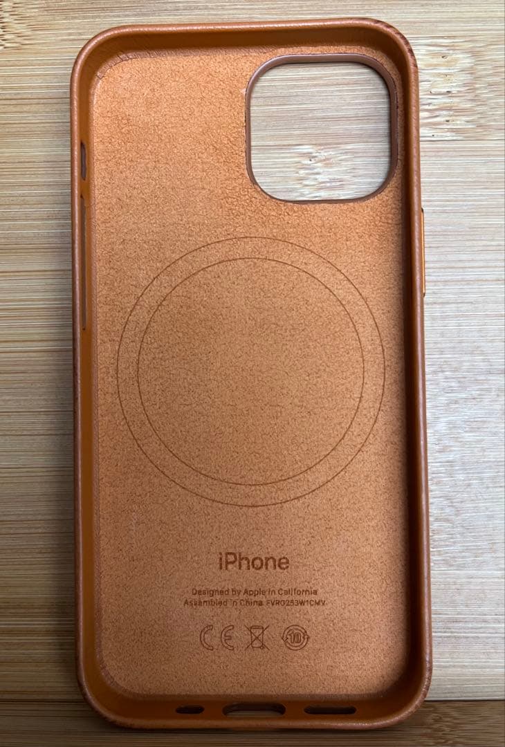 iPhone 13 mini 純正レザーケース ゴールデンブラウン