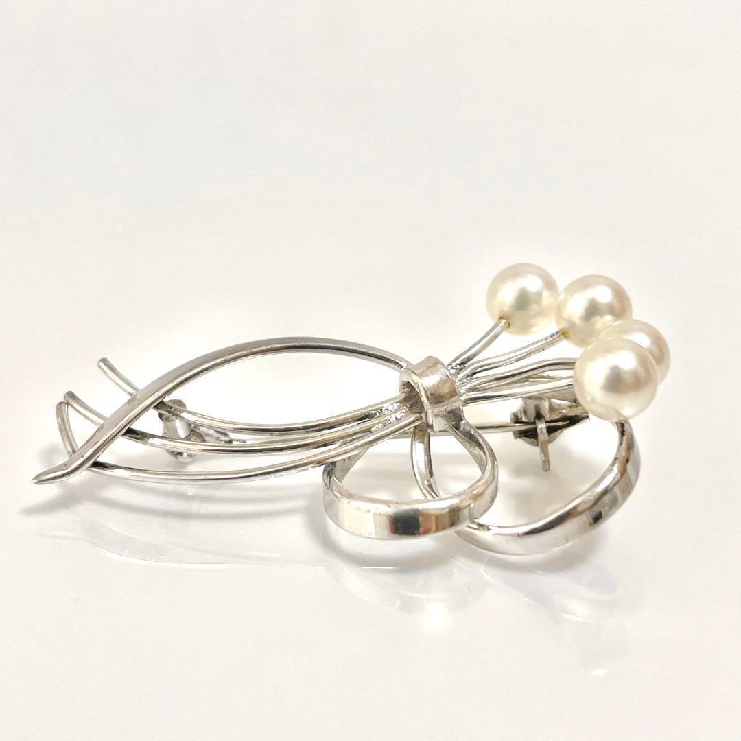 皇室御用達✨MIKIMOTO ミキモト アコヤ真珠 パール ブローチ コサージュ