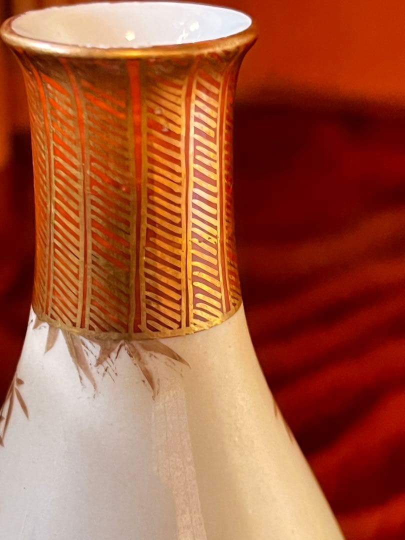 蔵出し　九谷　骨董　アンティーク　一輪挿　インテリア小物