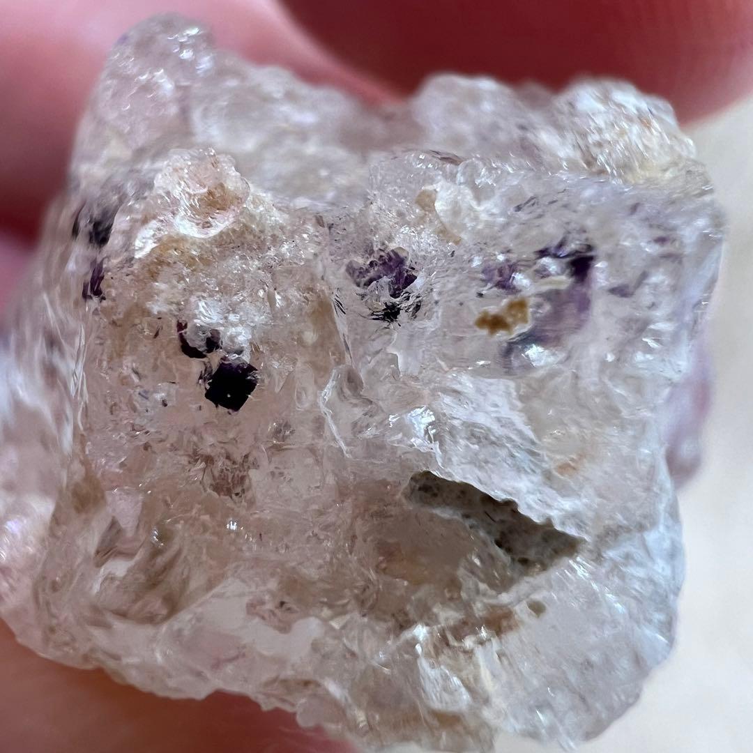 フローライトインハイアライトオパール FH1 共生 鉱物 標本 原石